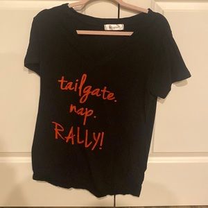 Tailgate, nap, rally t shirt